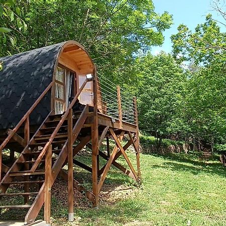 Hotel Le Temps Suspendu Saint-Pierreville Exterior foto